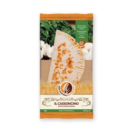 Cassoncino - Erbe e Mozzarella - 1pz 120g