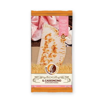 Cassoncino - Prosciutto cotto e Mozzarella - 1pz 120g