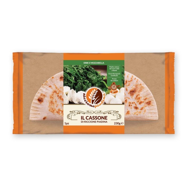 Cassone Verde - Erbe Miste e Mozzarella - 1pz 230g