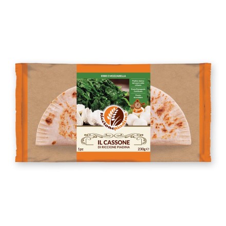 Cassone Verde - Erbe Miste e Mozzarella - 1pz 230g