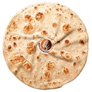 Coperta rotonda in pile con stampa piadina – diametro 180 cm