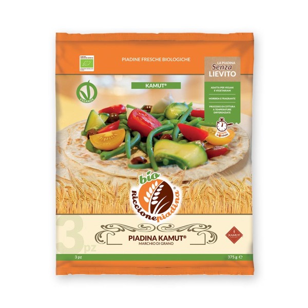 Piadina al Kamut Biologica - 3pz 375g