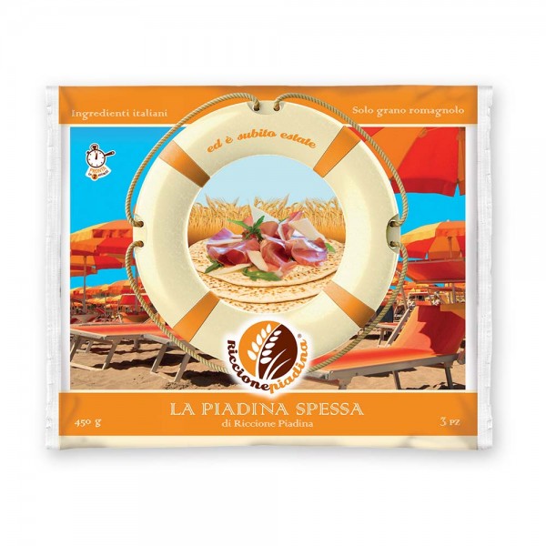 Piadina Spessa Fuori Frigo - 3pz 450g